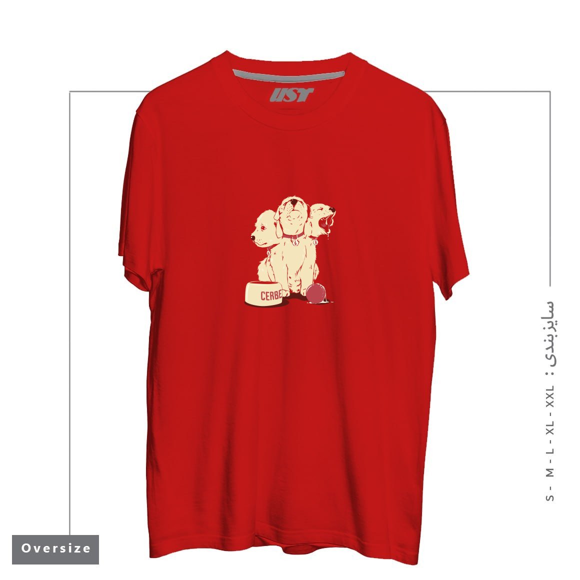 تیشرت اورسایز طرح SATAN'S LITTLE HELPER