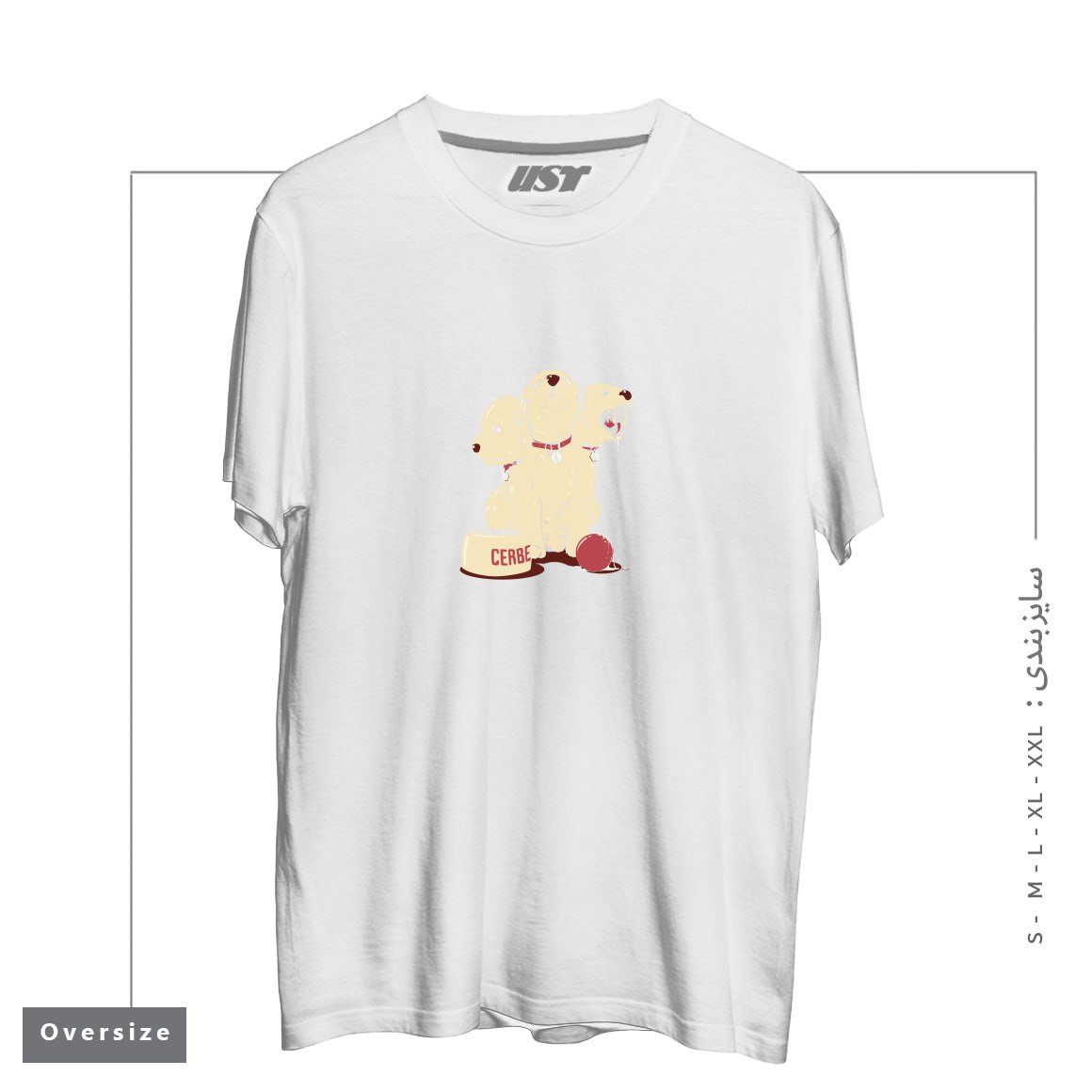 تیشرت اورسایز طرح SATAN'S LITTLE HELPER