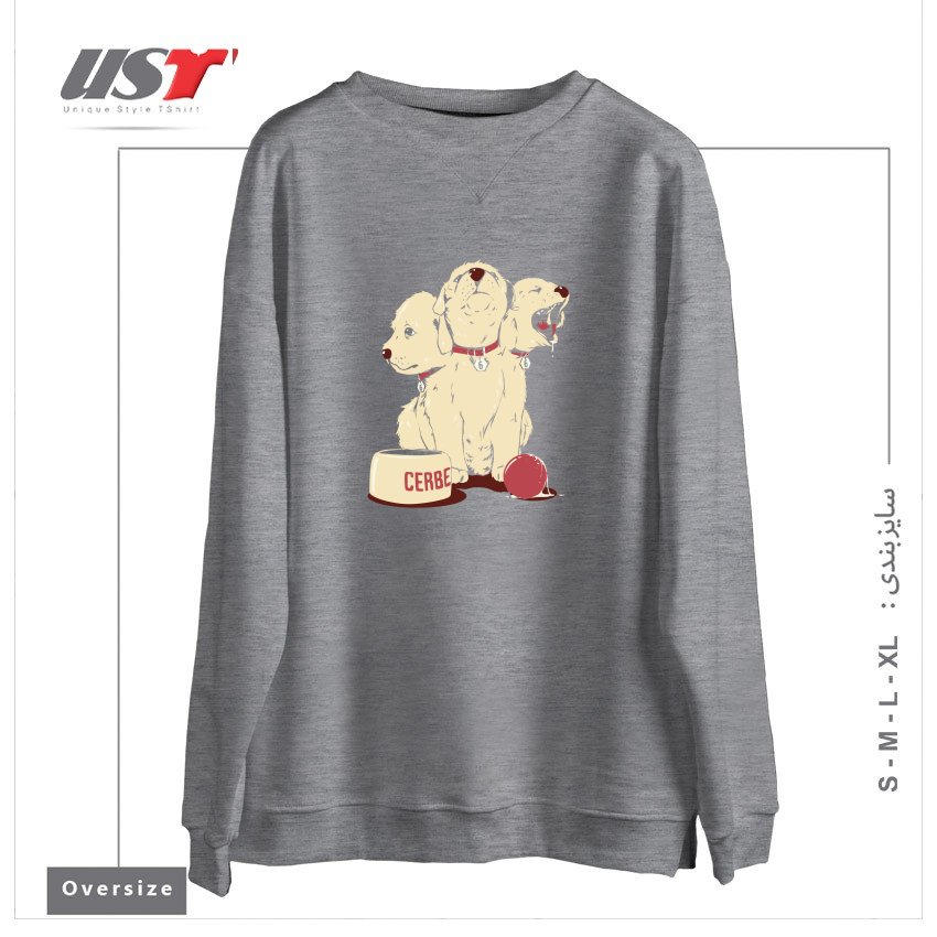 سوییشرت اورسایز طرح SATAN'S LITTLE HELPER