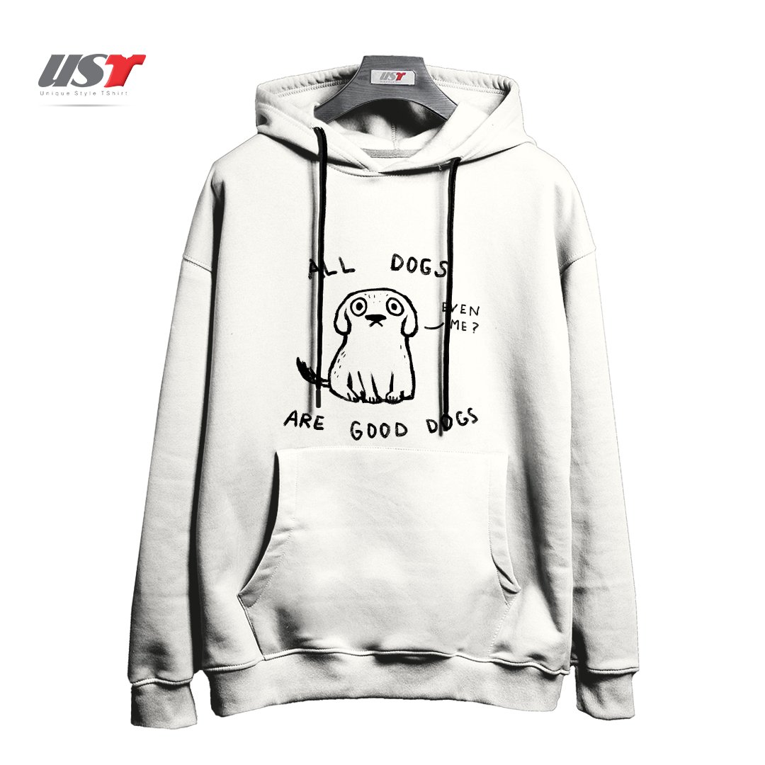 طرح NO EXCEPTIONS! هودی اورسایزرنگ سفید