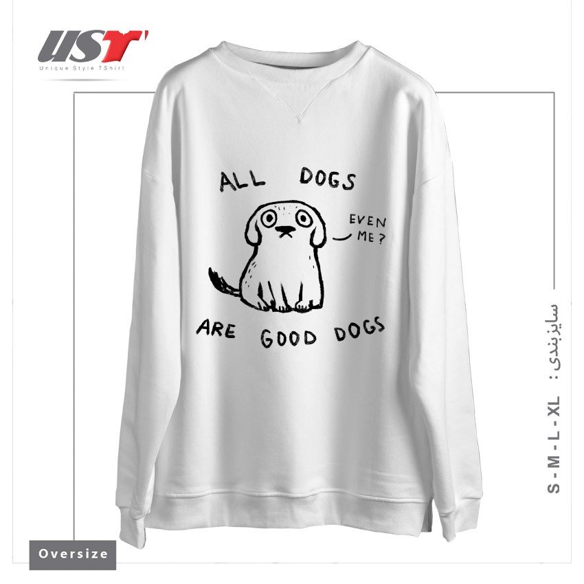 سوییشرت اورسایز طرح NO EXCEPTIONS!