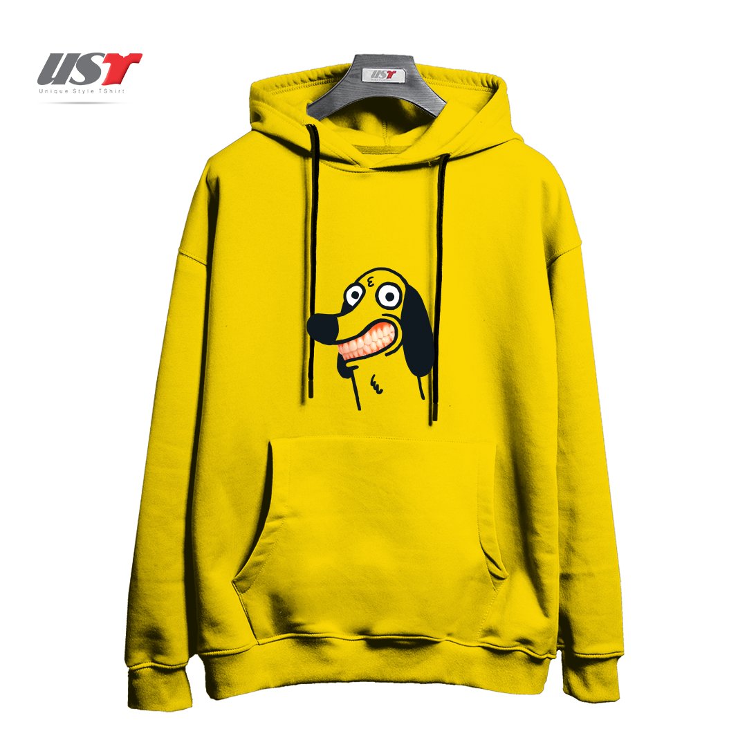 هودی اورسایز طرح SMILE