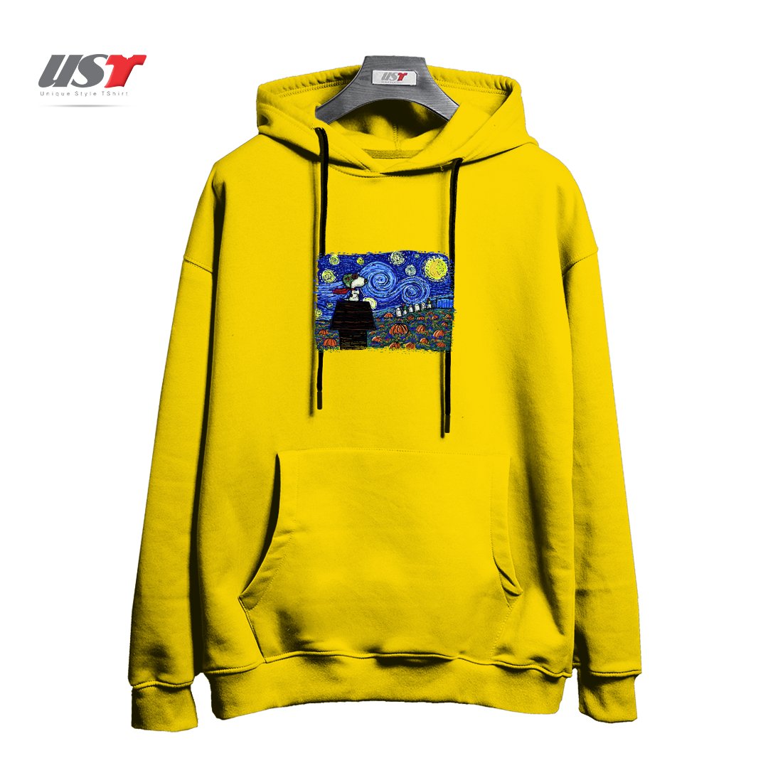 هودی اورسایز طرح STARRY GREAT PUMPKIN NIGHT