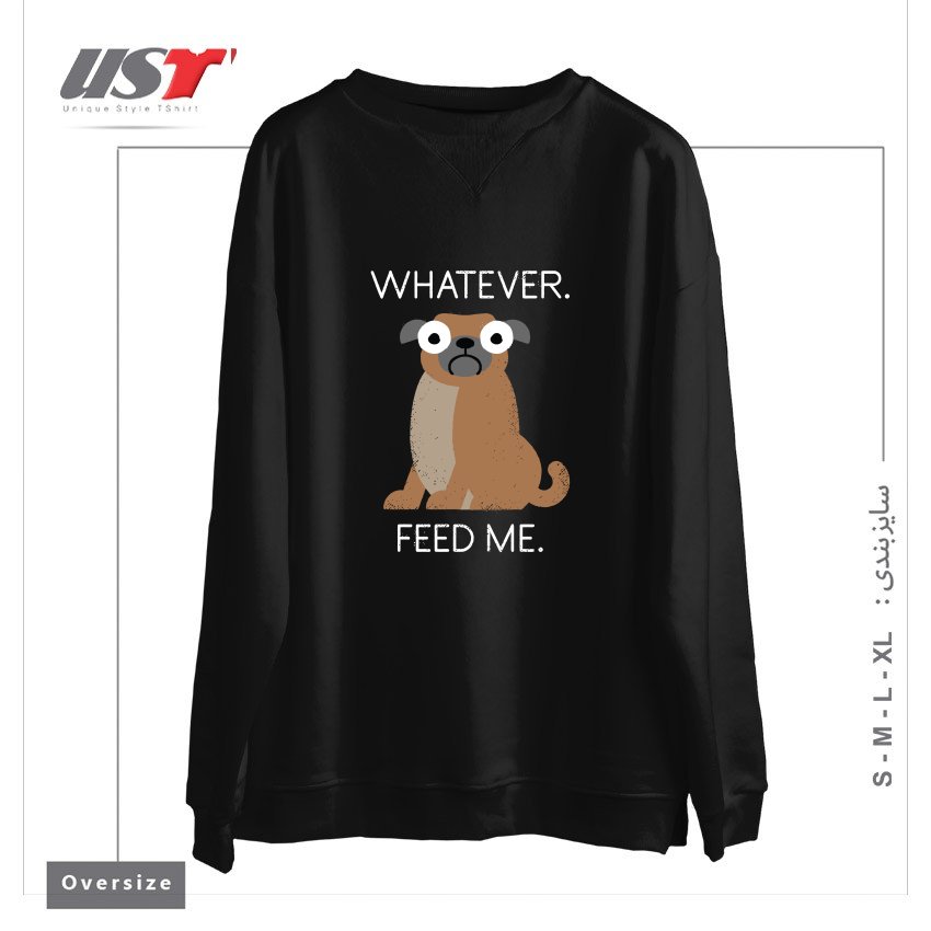 سوییشرت اورسایز طرح THE PUGLY TRUTH