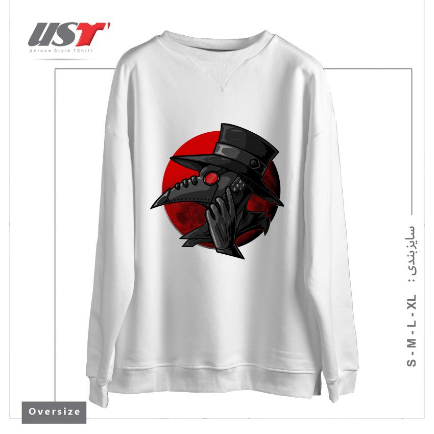 سوییشرت اورسایز طرح CALL YOUR DOCTOR