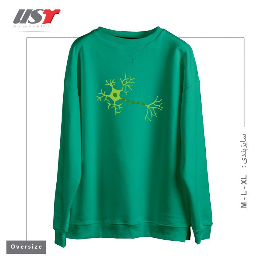 سوییشرت اورسایز طرح DIGITAL NEURONS