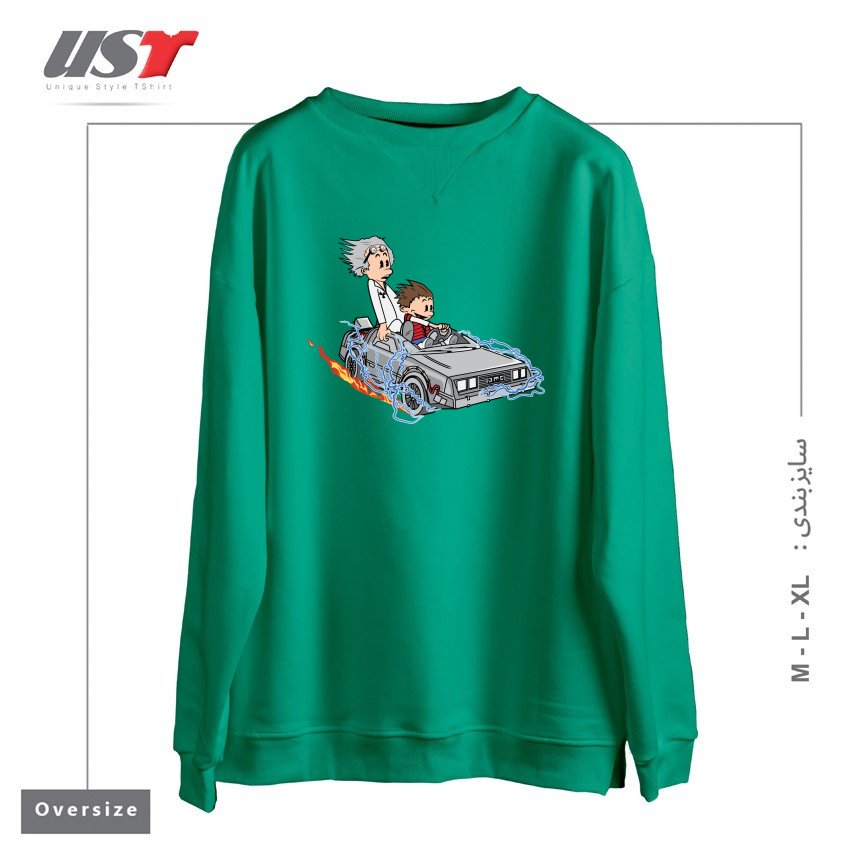 سوییشرت اورسایز طرح GREAT SCOTT!32122150