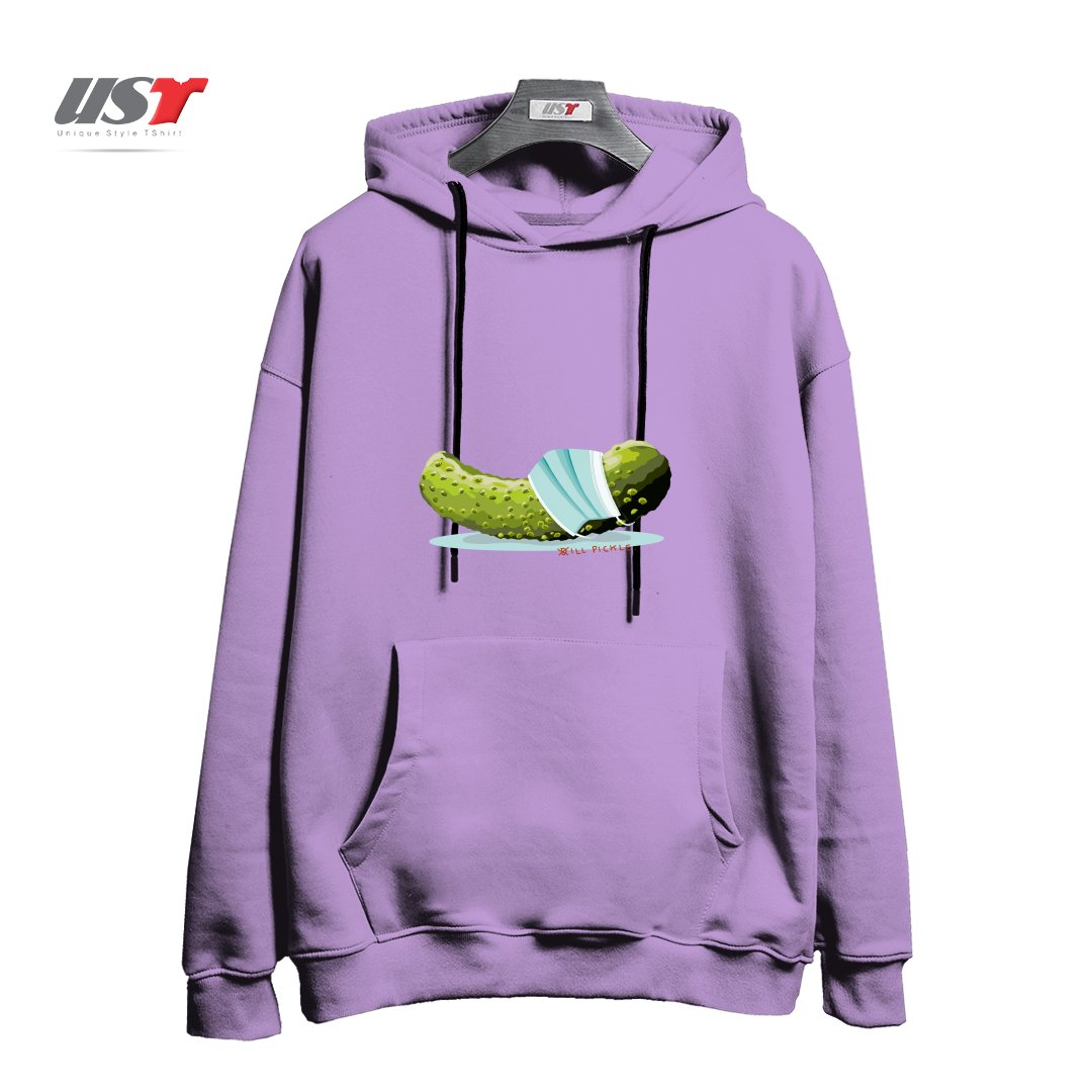 طرح ILL PICKLE هودی اورسایزرنگ یاسی