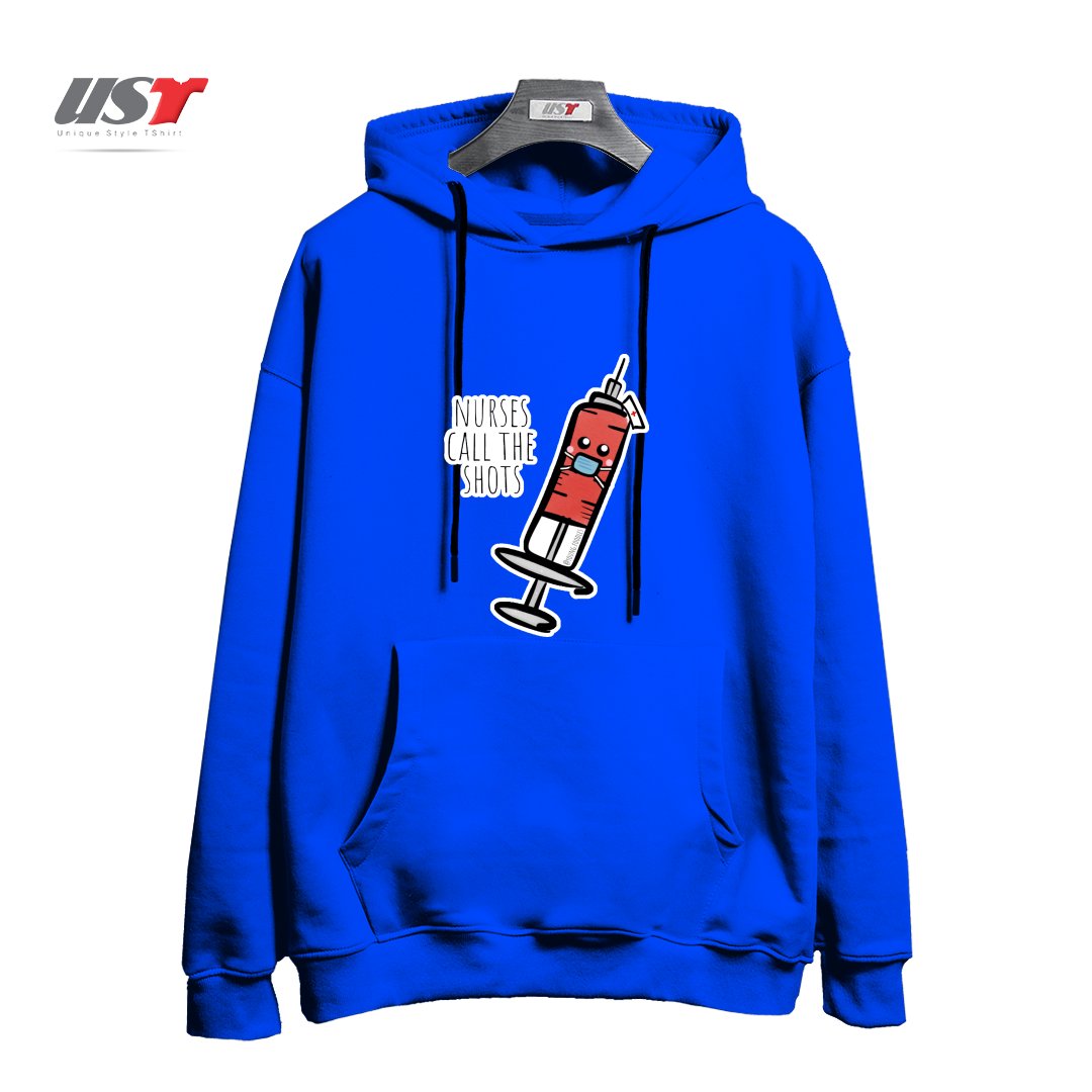 هودی اورسایز طرح NURSES CALL THE SHOTS