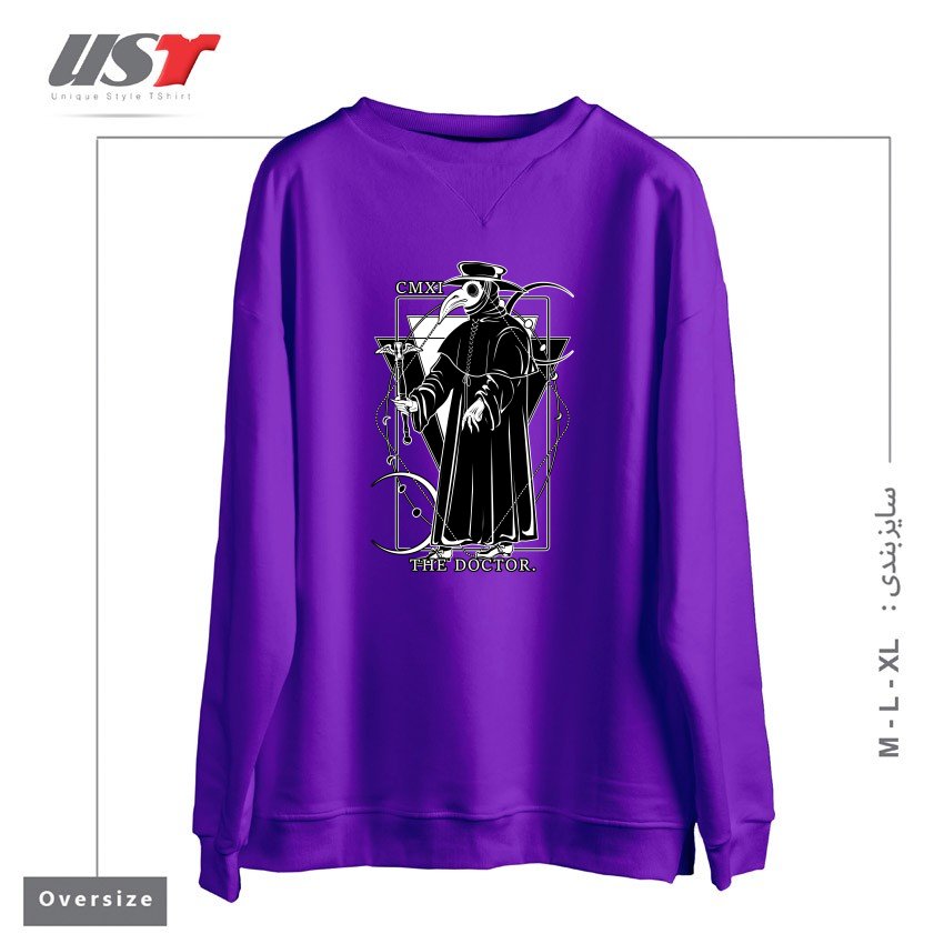 سوییشرت اورسایز طرح THE DOCTOR54454