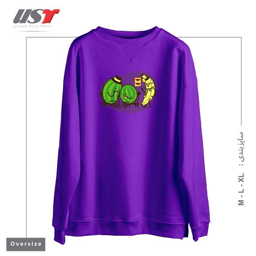 سوییشرت اورسایز طرح THE DOWNSIDE OF GENETIC ENGINEERING