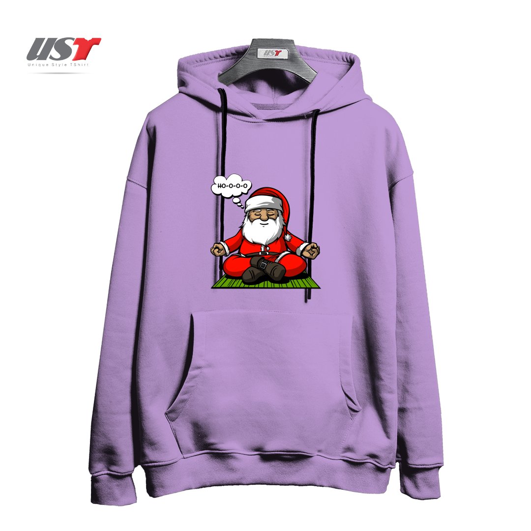 طرح SANTA MEDITATION هودی اورسایزرنگ یاسی