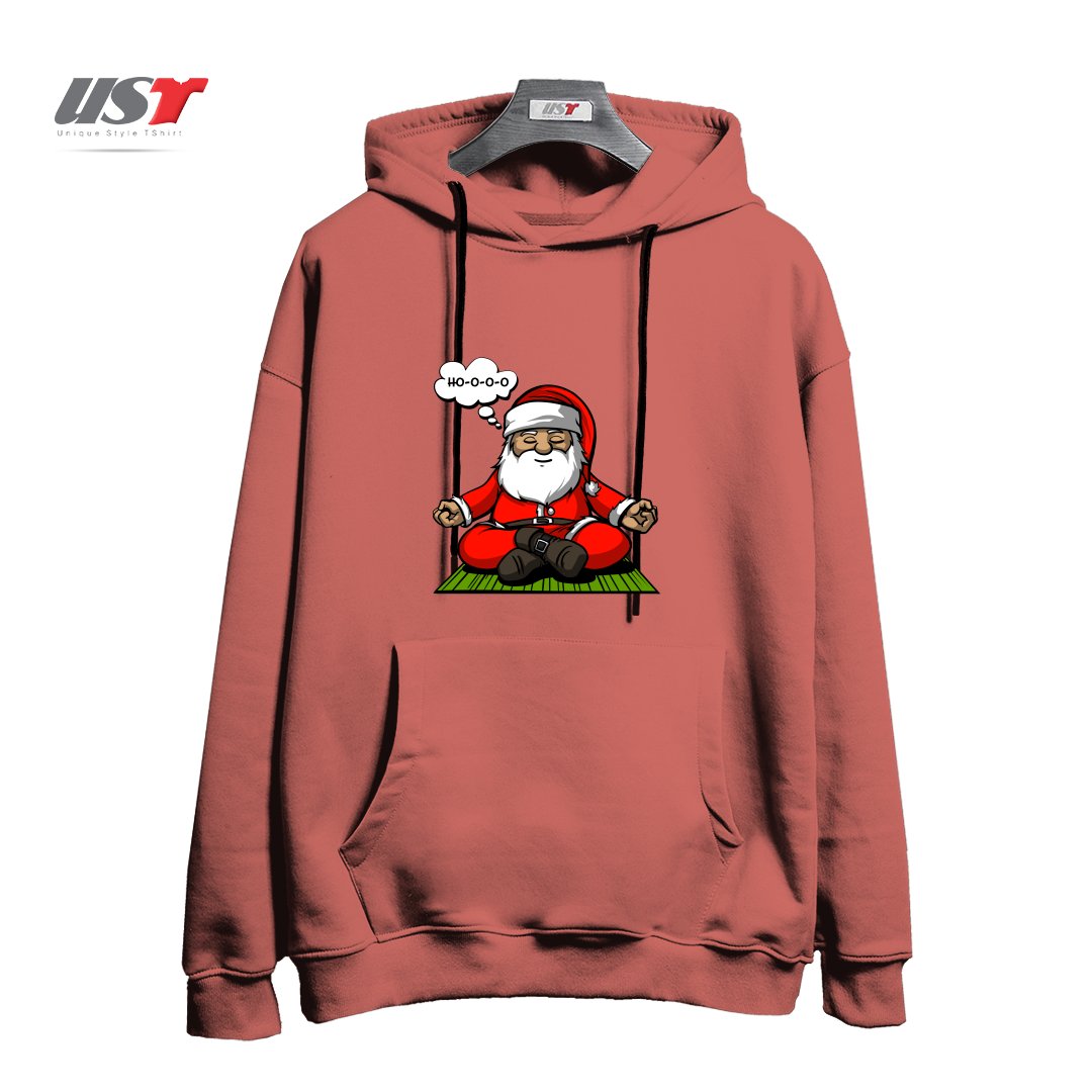 هودی اورسایز طرح SANTA MEDITATION