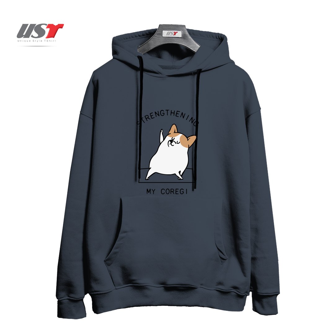 طرح STRENGTHENING MY COREGI هودی اورسایزرنگ دودی