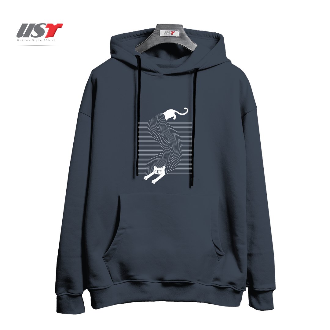 طرح STRETCH هودی اورسایزرنگ دودی