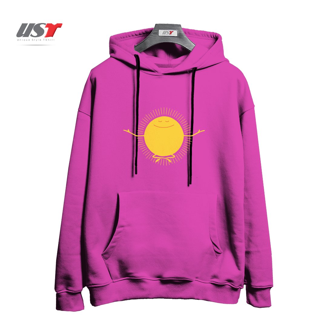هودی اورسایز طرح SUN WORSHIPPER