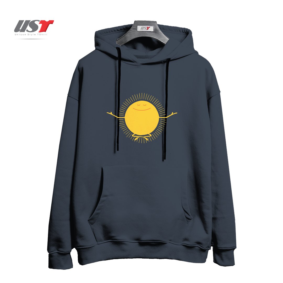 طرح SUN WORSHIPPER هودی اورسایزرنگ دودی