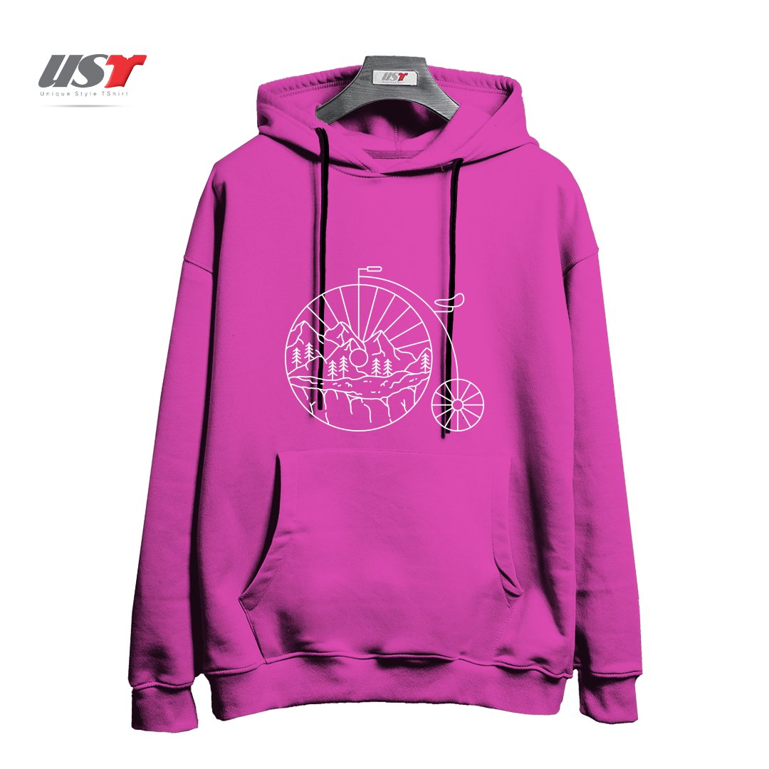 هودی اورسایز طرح CLASSIC BIKE ADVENTURE