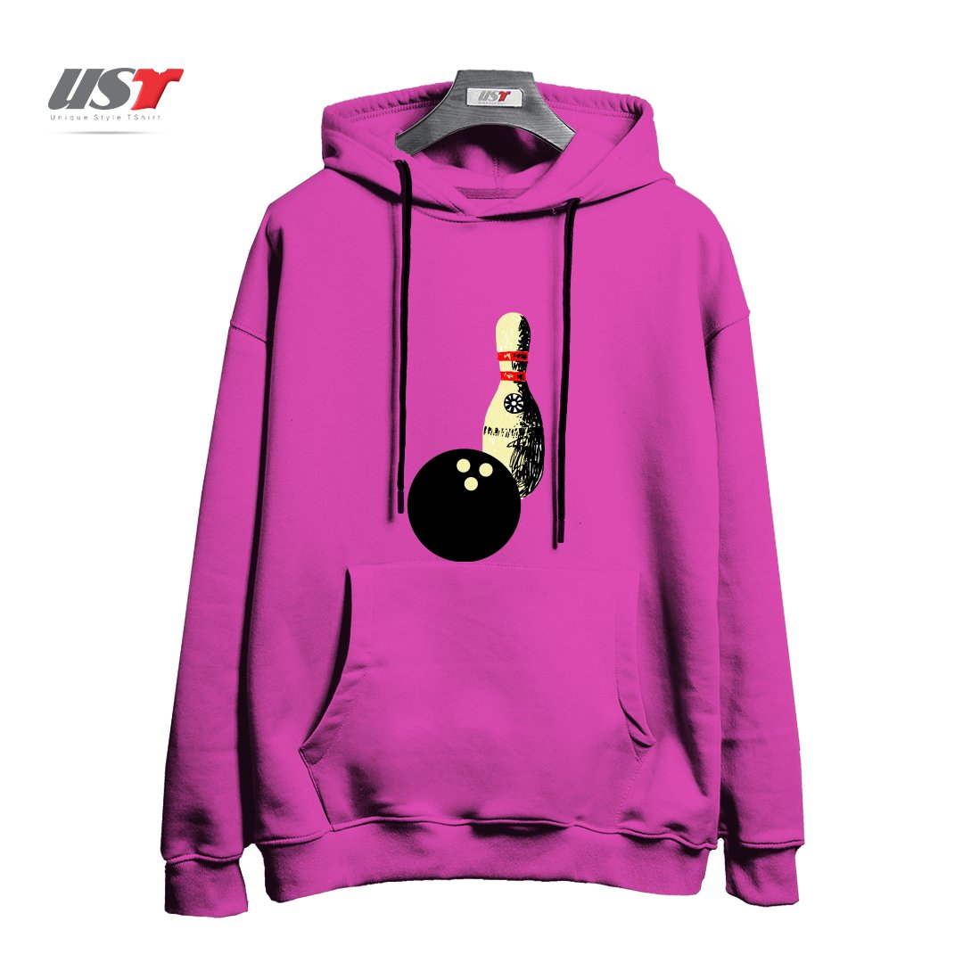 هودی اورسایز طرح BOWLING