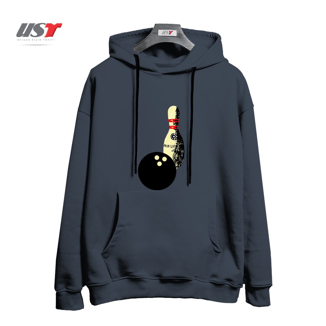 طرح BOWLING هودی اورسایزرنگ دودی