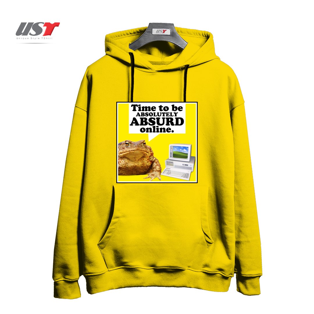 هودی اورسایز طرح ABSURD ONLINE
