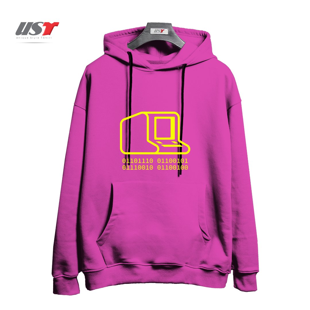 هودی اورسایز طرح ANALOG GEEK5454