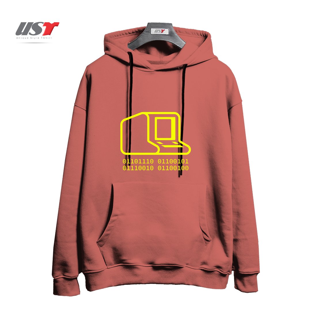 هودی اورسایز طرح ANALOG GEEK5454