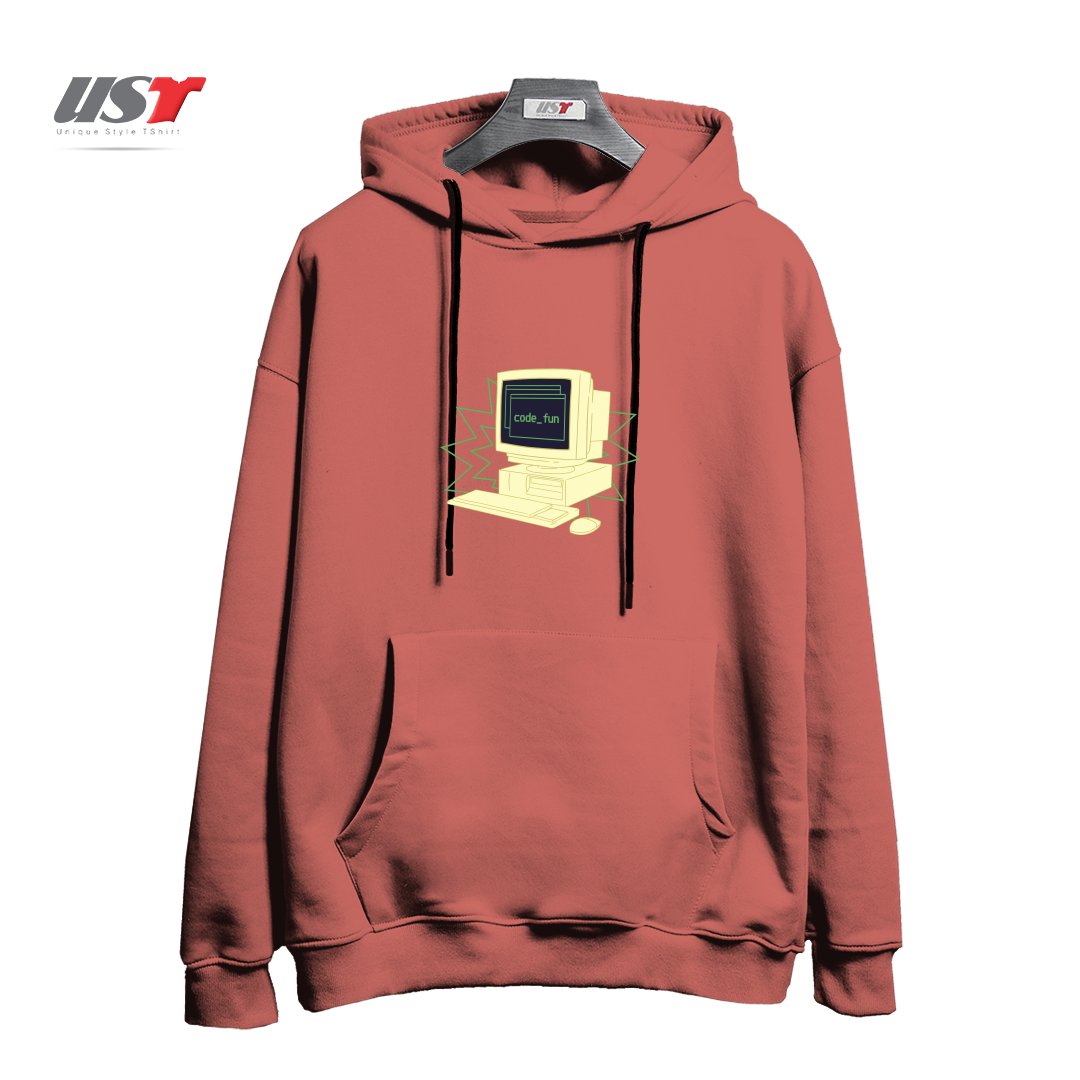 طرح COMPUTER CODING241415 هودی اورسایزرنگ آجری