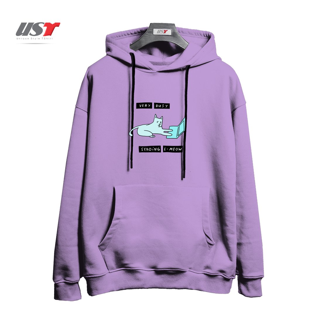 طرح E-MEOW هودی اورسایزرنگ یاسی