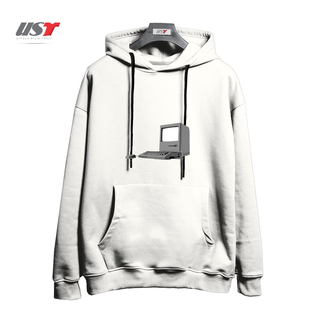 طرح WHERE IT ALL BEGAN هودی اورسایزرنگ سفید