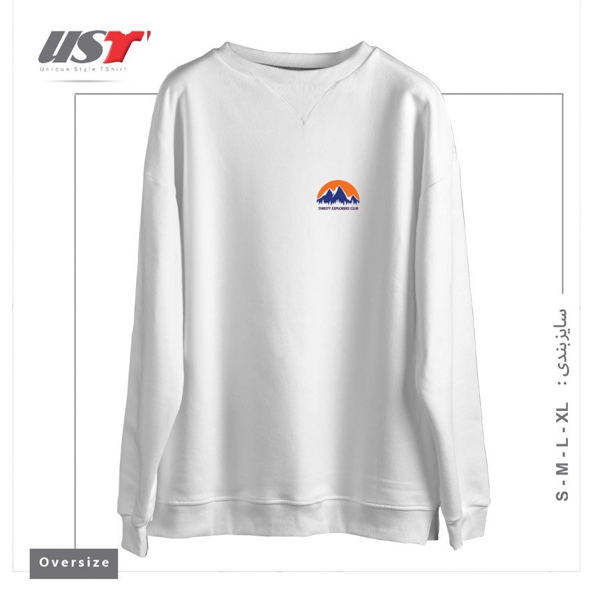 سوییشرت اورسایز طرح 90S MOUNTAINEERING