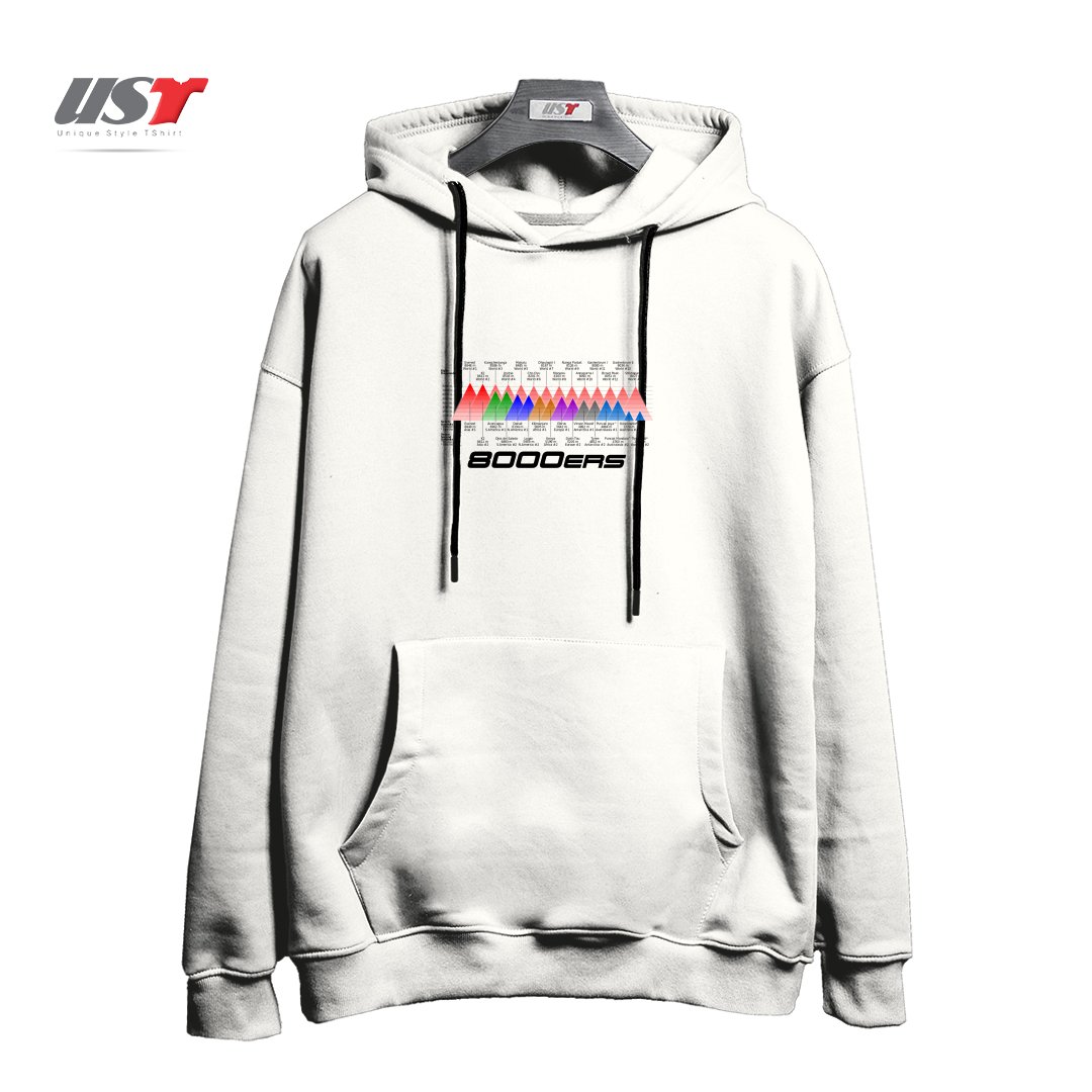 طرح 8000ERS هودی اورسایزرنگ سفید