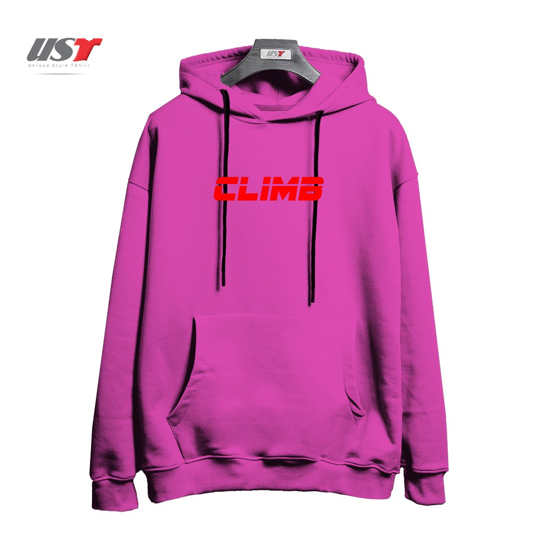 هودی اورسایز طرح CLIMB01