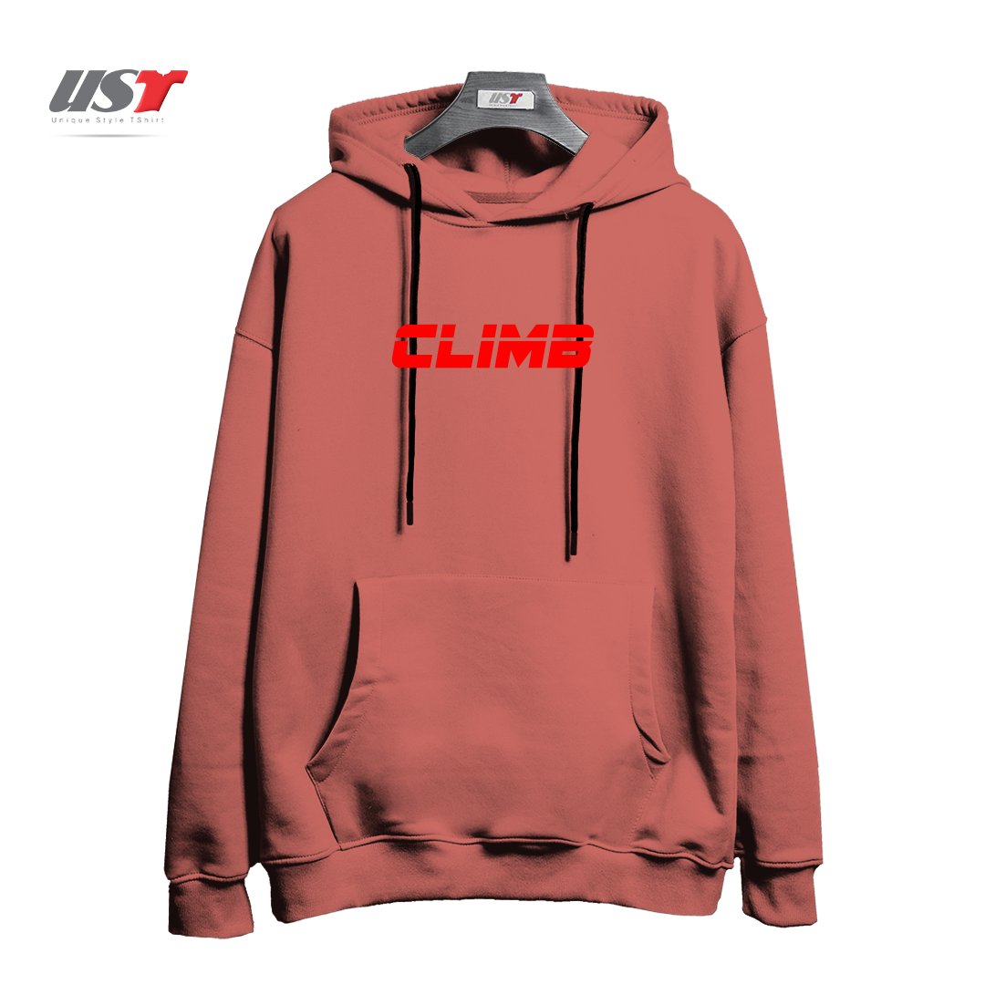 هودی اورسایز طرح CLIMB01