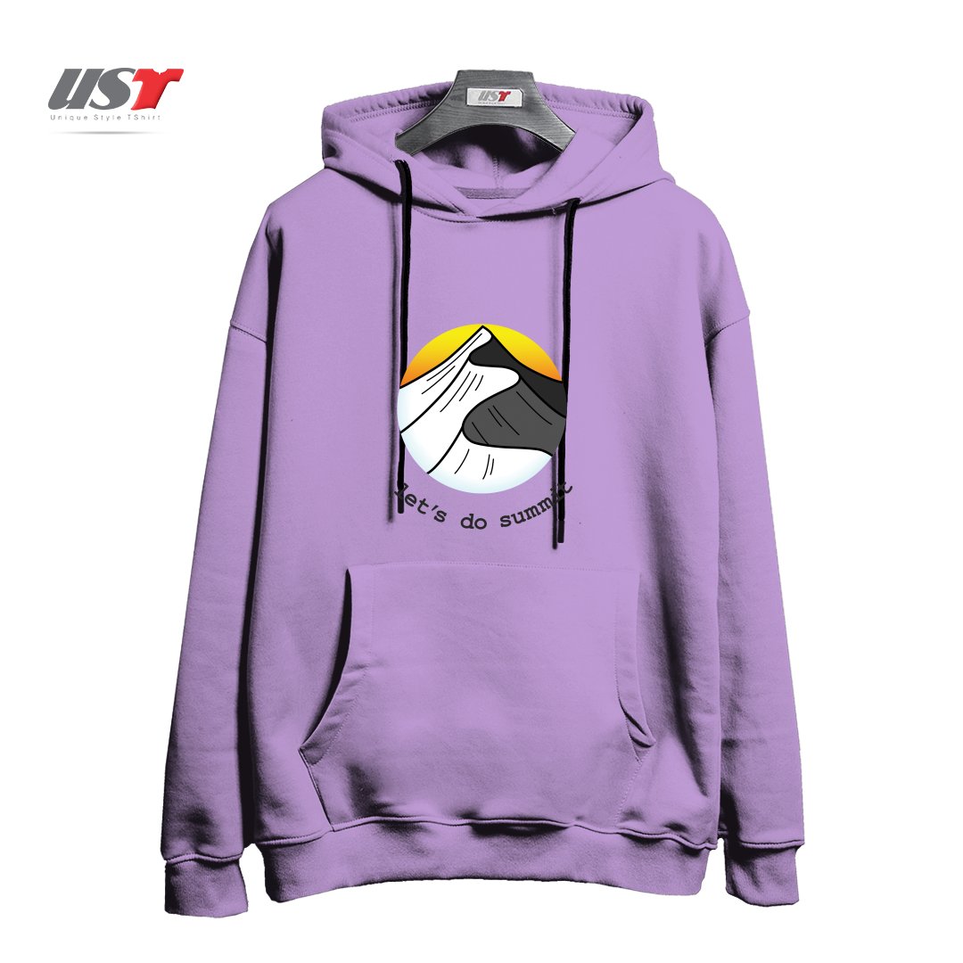 هودی اورسایز طرح LET'S DO SUMMIT (ON LIGHT)