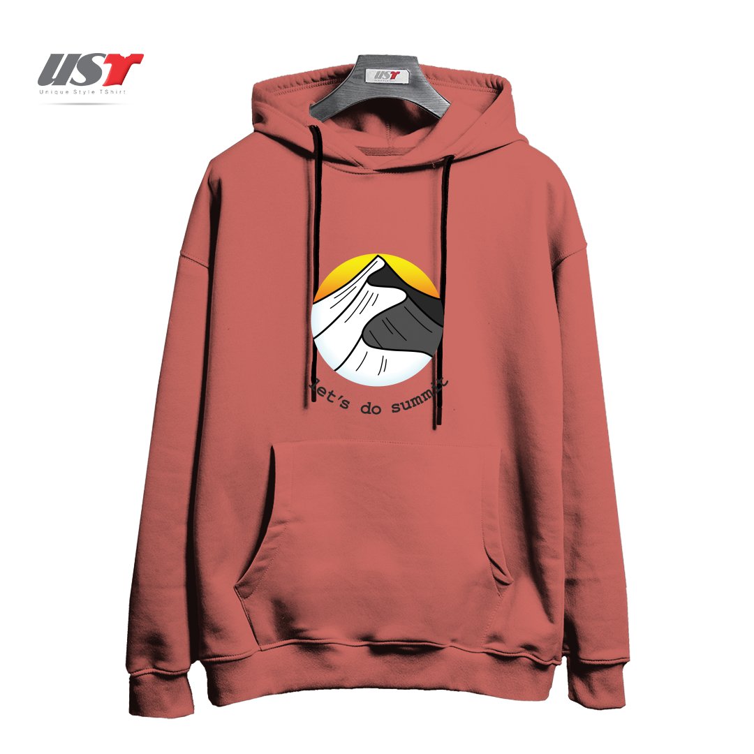 هودی اورسایز طرح LET'S DO SUMMIT (ON LIGHT)