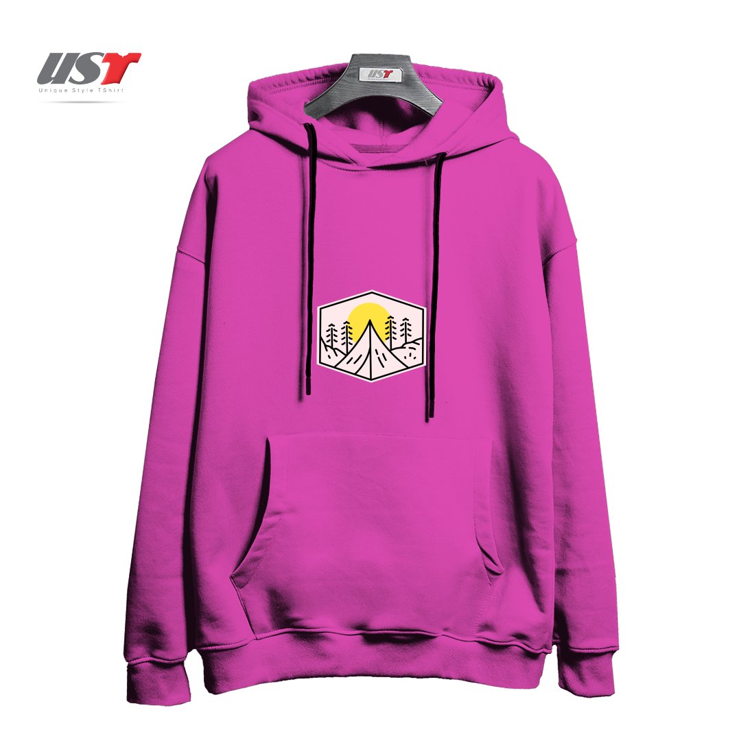 هودی اورسایز طرح MOUNTAIN PEAK