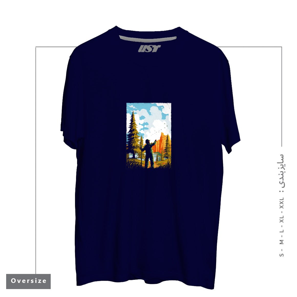 تیشرت اورسایز طرح NATIONAL PARK TRADITIONAL DESIGN1165415
