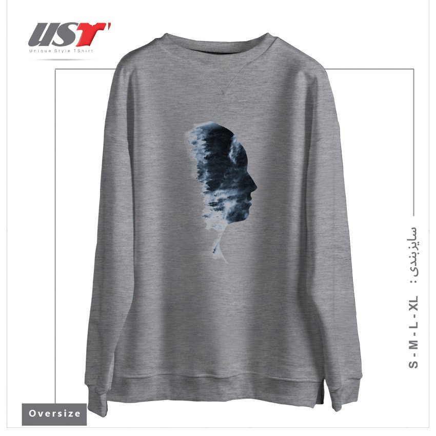 سوییشرت اورسایز طرح OUTDOOR PROFILE