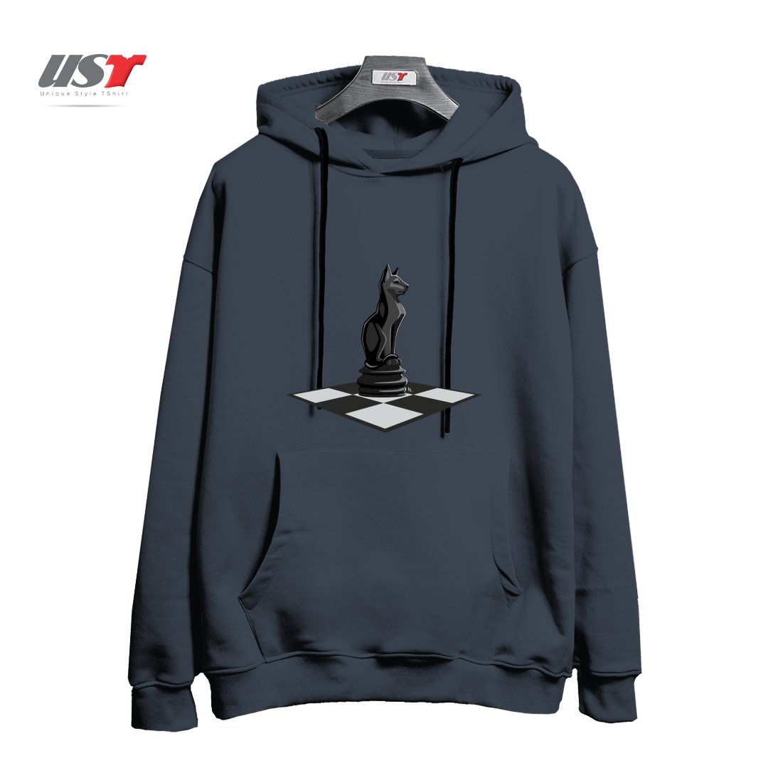 طرح CAT CHESS هودی اورسایزرنگ دودی