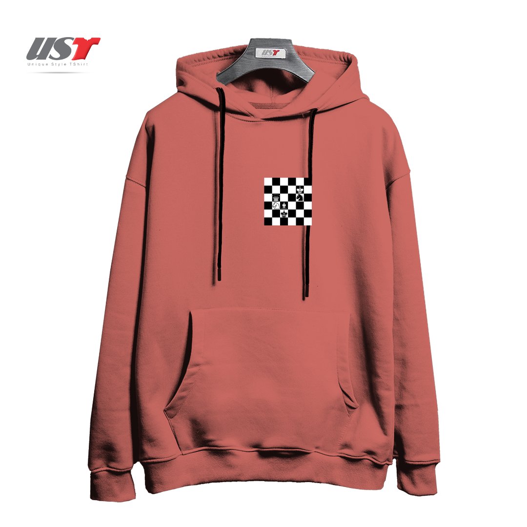 طرح CHESS NOT DEAD! هودی اورسایزرنگ آجری