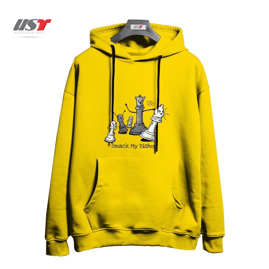 طرح CHESS PRODIGY - SMACK MY BISHOP هودی اورسایزرنگ زرد