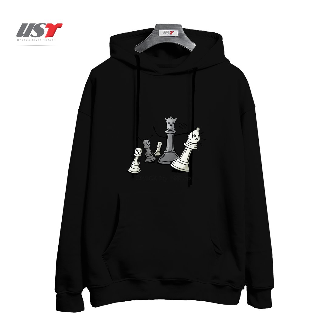 هودی اورسایز طرح CHESS PRODIGY - SMACK MY BISHOP