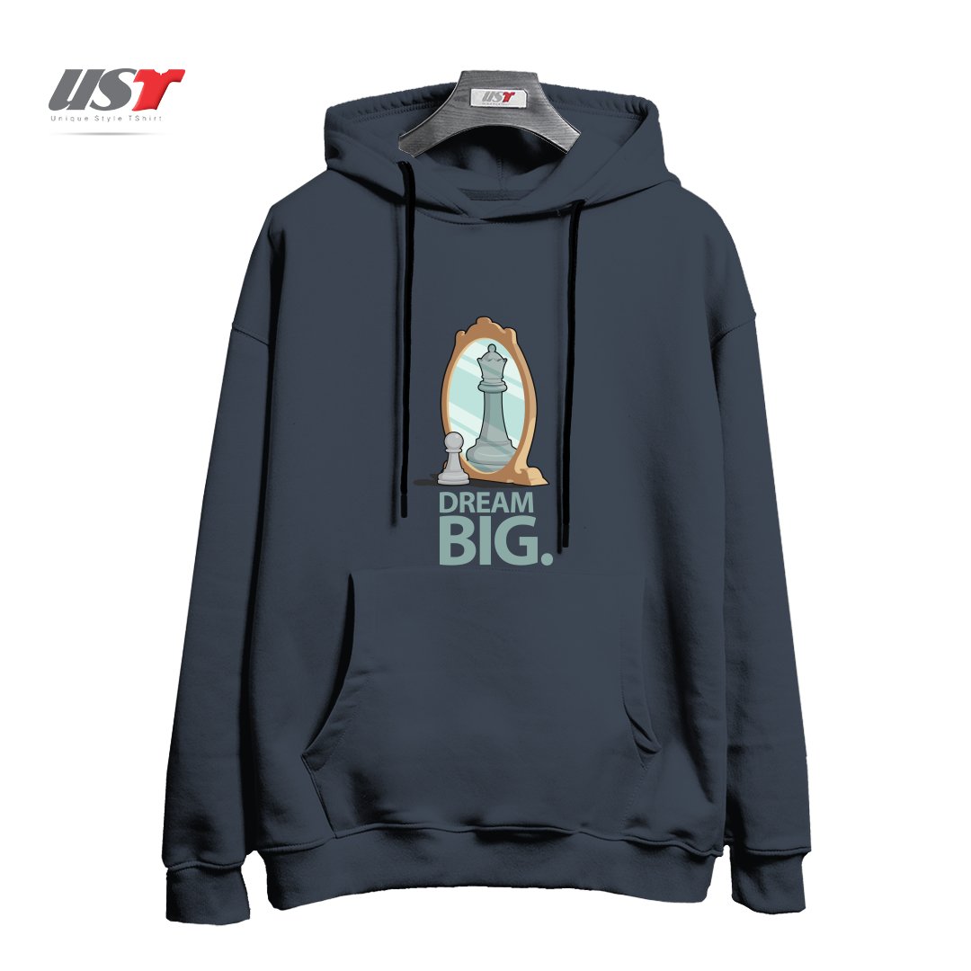 طرح DREAM BIG. هودی اورسایزرنگ دودی