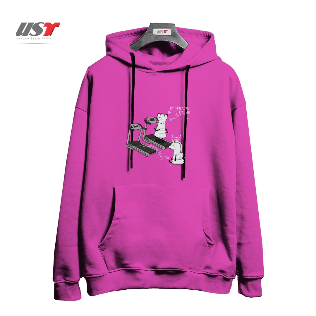 هودی اورسایز طرح IN A STRAIGHT LINE