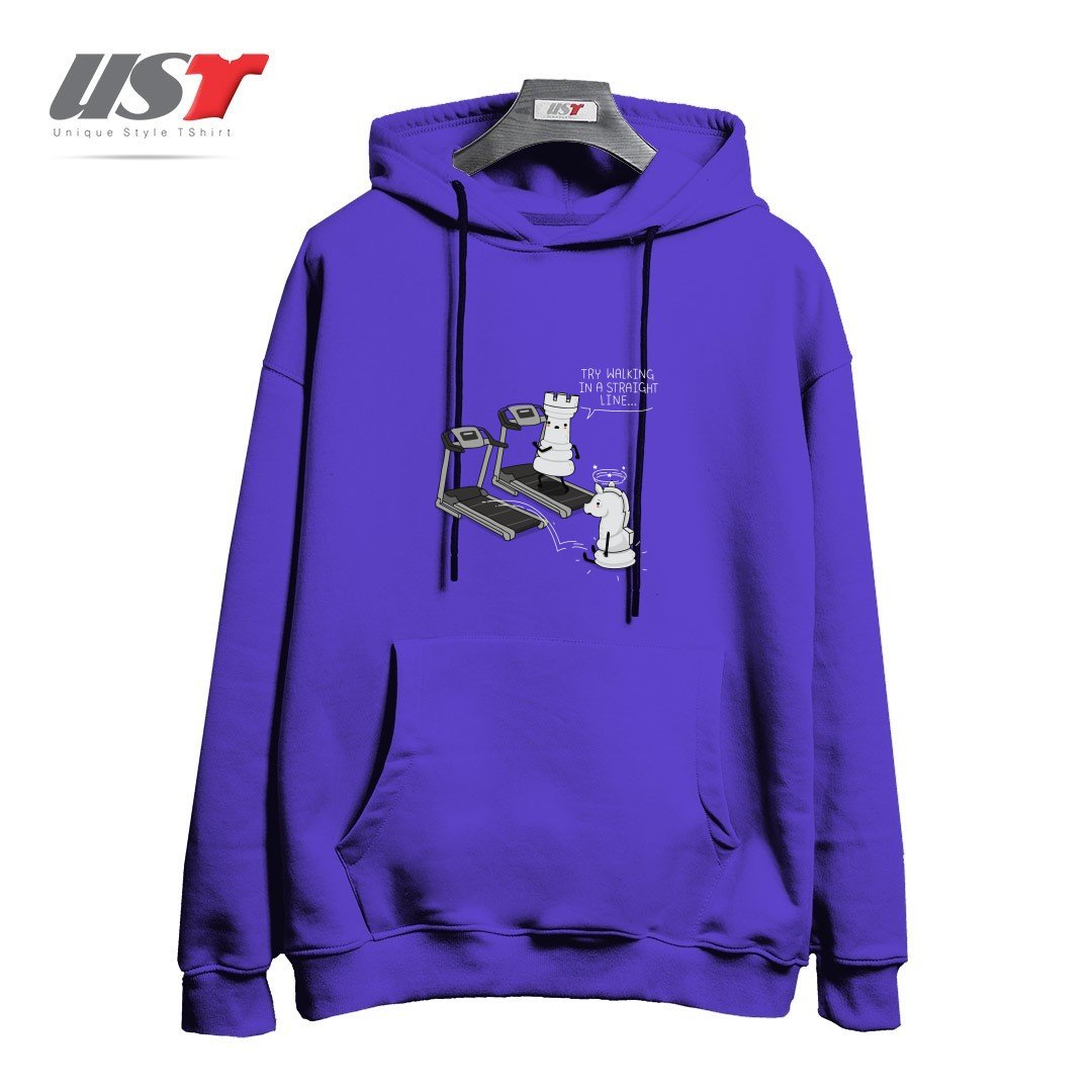 هودی اورسایز طرح IN A STRAIGHT LINE