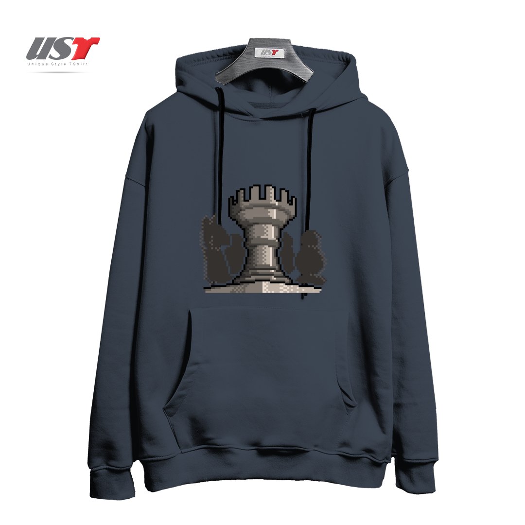 هودی اورسایز طرح PIXEL CHESS