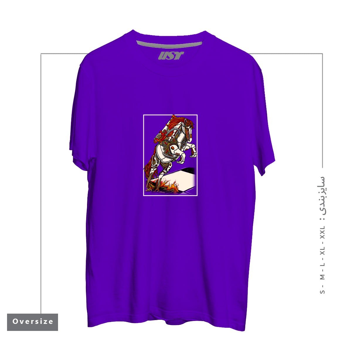 تیشرت اورسایز طرح THE DARKNESS KNIGHT