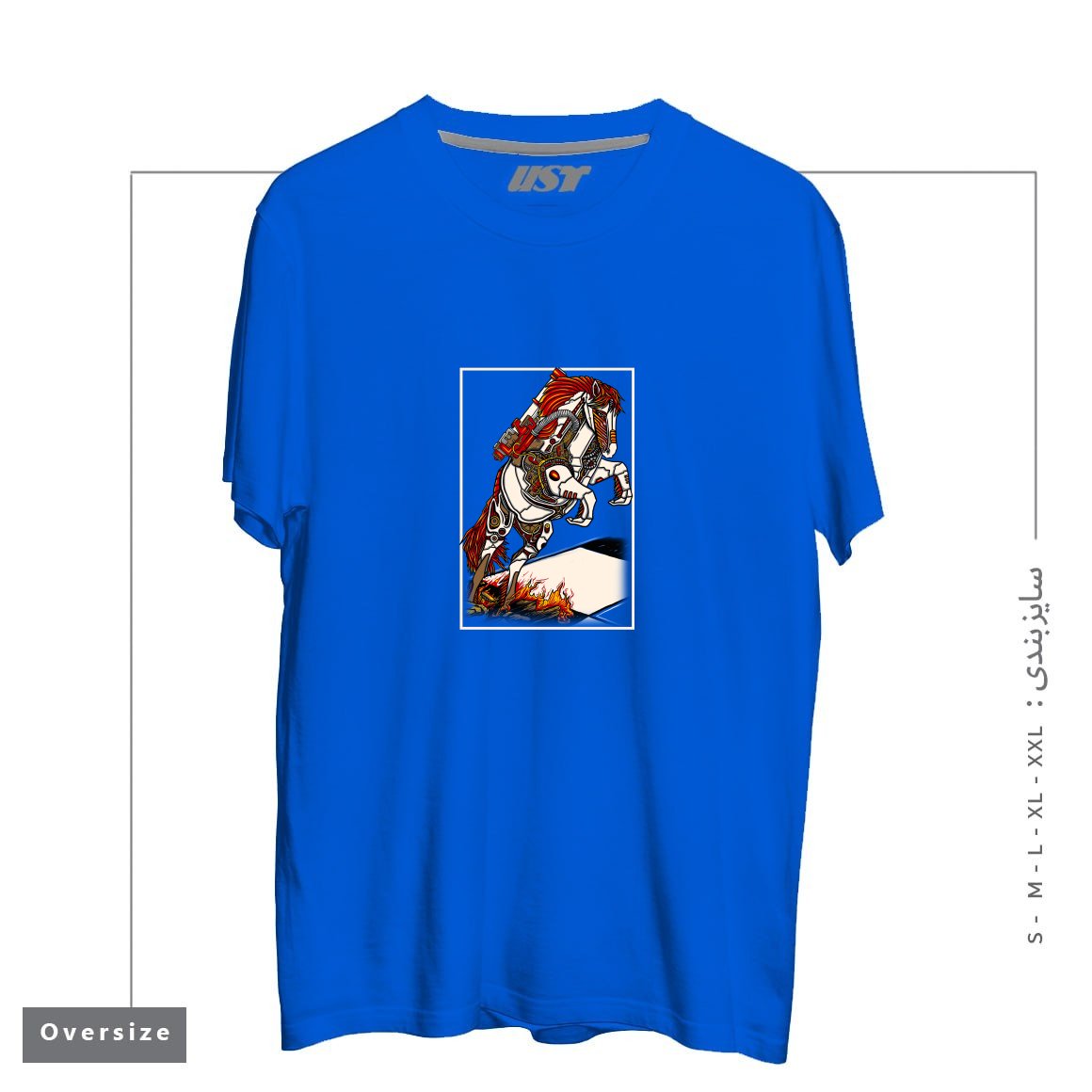 تیشرت اورسایز طرح THE DARKNESS KNIGHT