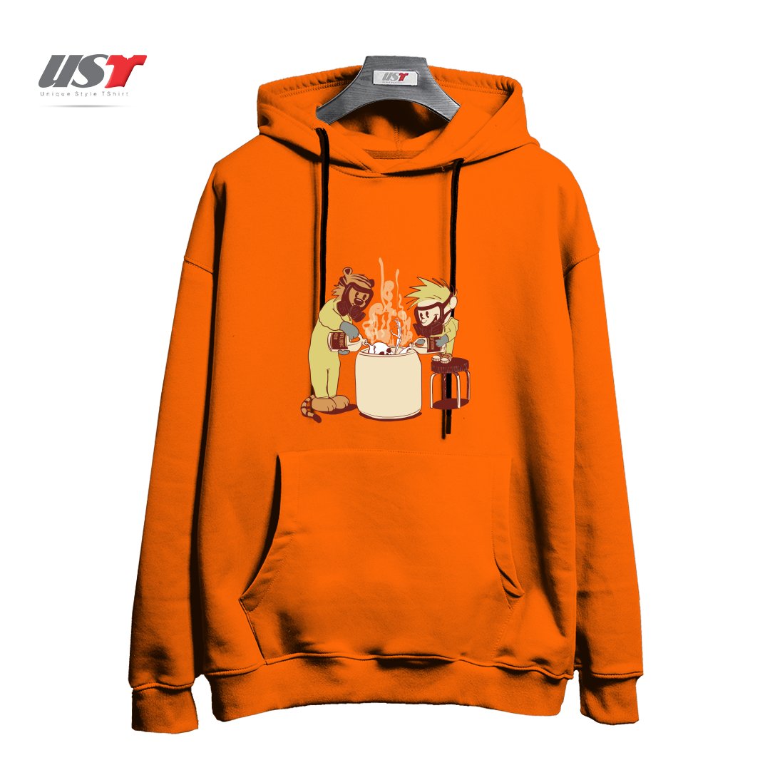 طرح (DIS)SOLVING THE MATTER هودی اورسایزرنگ نارنجی